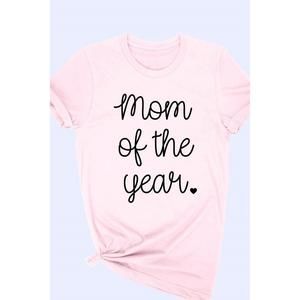 NEW ALPHIA graphic tee- mom of the year in pink